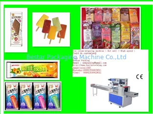 ice cream bar flow pack machine