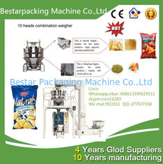 10 heads weigher vertical auto potato chip packaging machine