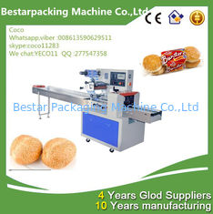 sesame rice crackers flow packaging machine