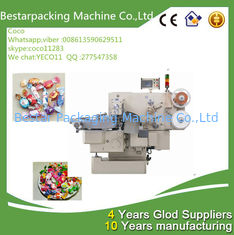 Double twist hard candy wrapping machine