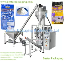 Stainless steel 304 White Powder Wall Tile Grout packaging machine