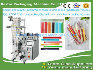 Automatic  liquid Popsicle packing machine,ice Popsicle packag ing machine with stainless steel tank and pump