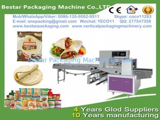 Bestar easy operation papadam horizontal packing machine,papadam flow pack with nitrogen making machine