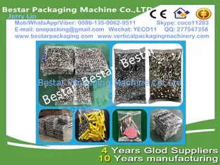 Amazing Bolts counting and packing machine, Bolts pouch making machine,Bolts weighting and packing machine