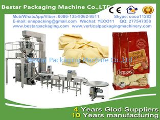 High efficiency frozen ravioli weighting & sealing machinery,frozen ravioli double servo packing machine