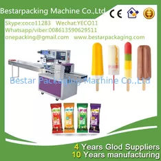 Automatic popsicle packaging machine with feeder , ice lolly wrapping machine {factory }