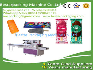 {hard popsicle wrapping machine, ice cream with stick flow pack,food popsicle flow pack}