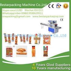 Flow pack machine for bread sticks,breadsticks,Lance Bread Sticks packing machine