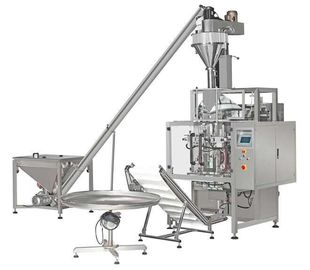 Powder packaging machine with turn table