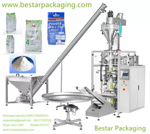 Automatic feeding system White Powder Wall Tile Grout packaging machinery Bestar coco