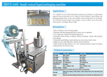 Automatic  liquid Popsicle packing machine,ice Popsicle packag ing machine with stainless steel tank and pump