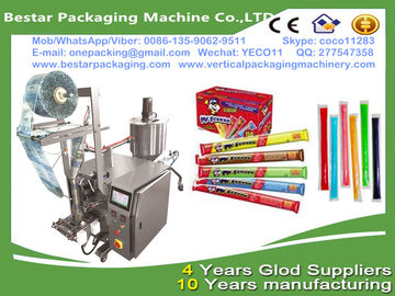 Bestar new design liquid fruits syrup packaging machine,small scale juices and syrups pouch packaging