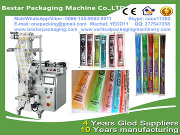 Bestar new design liquid fruits syrup packaging machine,small scale juices and syrups pouch packaging