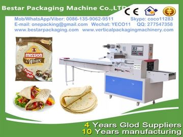 Bestar easy operation papadam horizontal packing machine,papadam flow pack with nitrogen making machine
