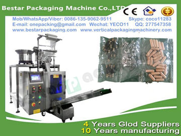 Fully automatic vibrate counting and packing machine for furniture hardware VFFS equipment