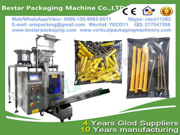 Multi-function nails counting and packing machine, nails pouch making machine, nails weighting and packing machine