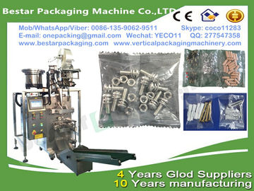 Wire nail counting and packing machine, wire nail pouch making machine, wire nails weighting and packing machine