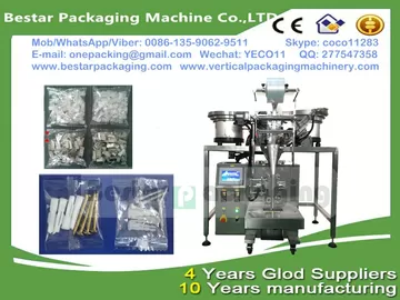 Amazing Bolts counting and packing machine, Bolts pouch making machine,Bolts weighting and packing machine