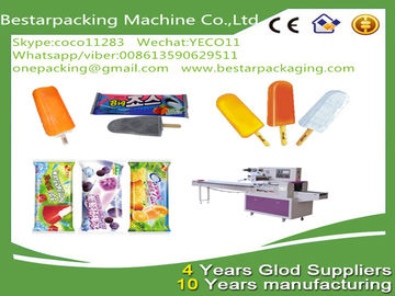 High speed ice cream packing machine,ice cream bar wrapping machine,stick ice lolly packing machine