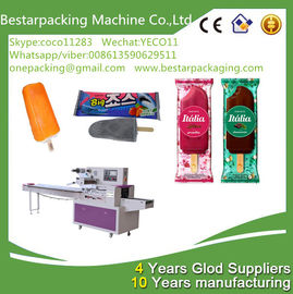 food flow pack machine / hard popsicle wrapping machine/ ice cream with stick flow pack/popsicle flow pack