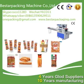 Flow pack machine for bread sticks,breadsticks,Lance Bread Sticks packing machine