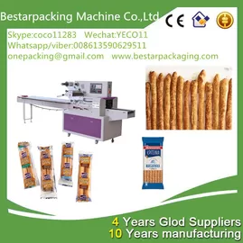 Flow pack machine for bread sticks,breadsticks,Lance Bread Sticks packing machine