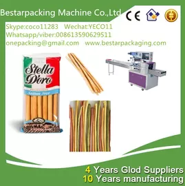 Flow pack machine for bread sticks,breadsticks,Lance Bread Sticks packing machine