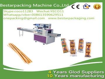 food flow pack machine for bread sticks,breadsticks,finger sticks ,Lance Bread Sticks pack machine