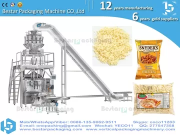 Bestar Multihead Weigher + Packaging Machine Vffs  for parmesan cheese  +small pieces cheese+cheese sliced